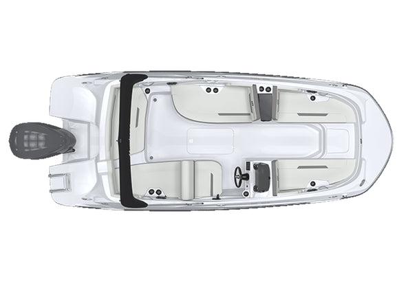 HURRICANE SUNDECK SPORT 185(18 FT) BOAT WITH TRAILER