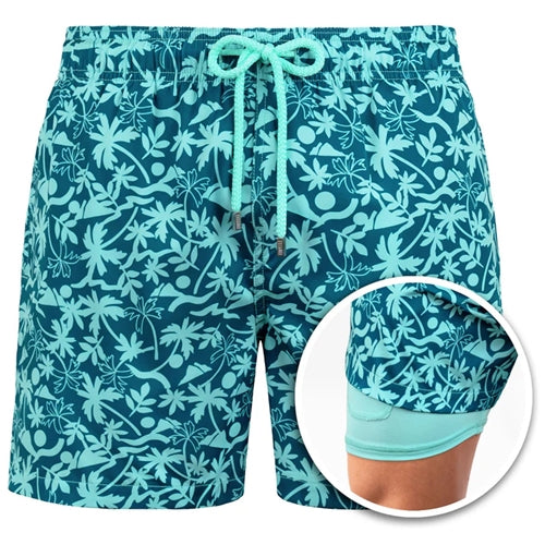 CAPELLE MIAMI-Oasis-Mid Length Hybrid Short