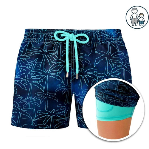 CAPELLE MIAMI Collins Boys-Foggy Palms Hybrid Short 3-4 Boys