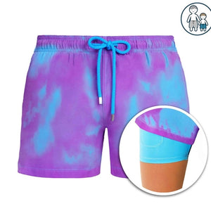 Capelle Switch Boys Blue/Purple-Temperature Reactive Swim
