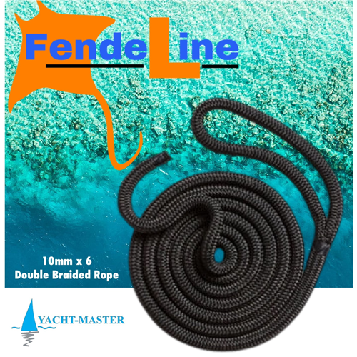 10mm x 6' Double Braided Rope / Fender Line