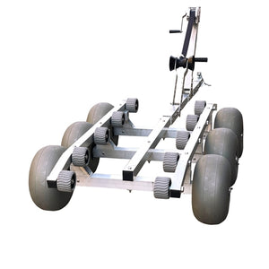 Beach Motorboat trailer 8 ft with Training Wheel (6 Tire)
