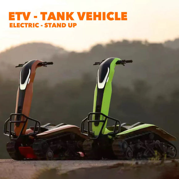 Electric Utility Snowmobile Standing / ETV Tank Vehicle