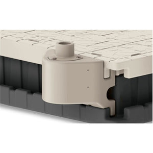 WAVE ARMOR - POST ATTACHMENT UTILITY CHANNEL 4 INCH PEBBLE BEACH WAVE ARMOR