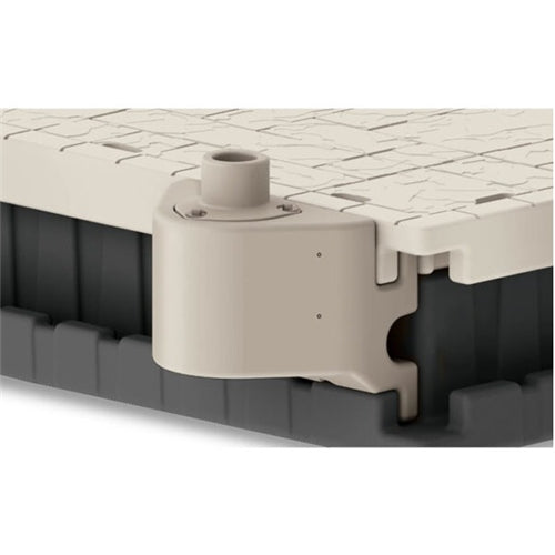 WAVE ARMOR - POST ATTACHMENT UTILITY CHANNEL 4 INCH PEBBLE BEACH WAVE ARMOR